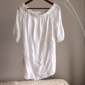 Witchery Off Shoulder White Dress